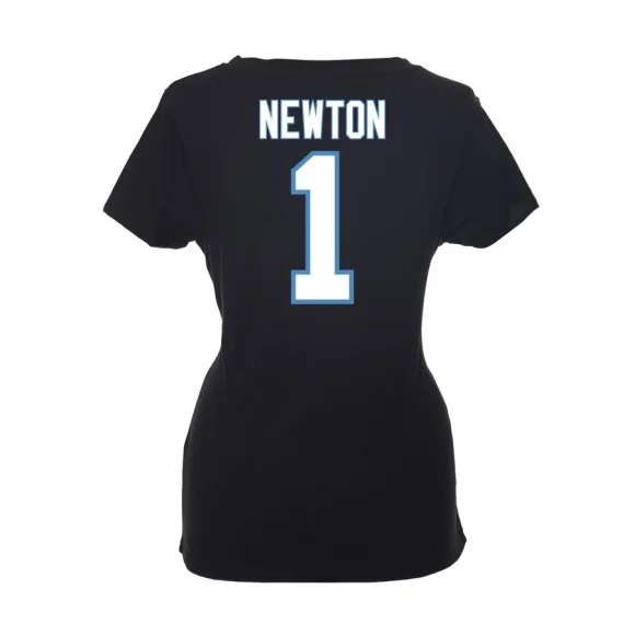 Carolina Panthers navn og nummer til damer T-shirt