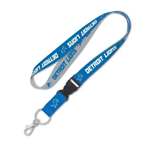 Detroit Lions 1" Lanyard med aftageligt spænde