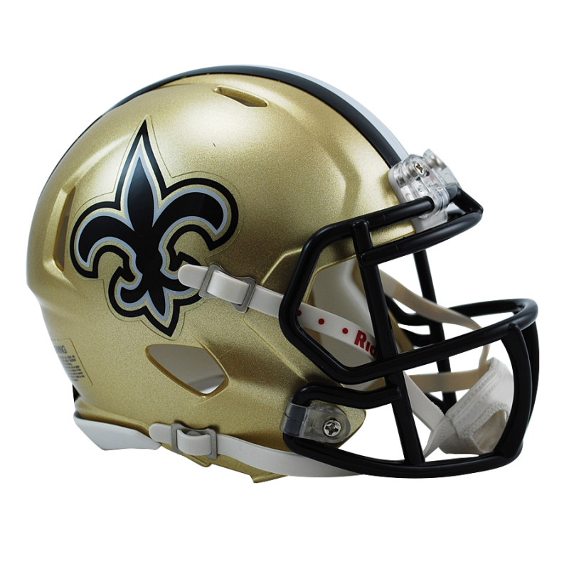 New Orleans Saints Speed Football Helmet LUNAR SALE