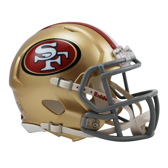 49ers de San Francisco Réplique de Vitesse Mini Casque