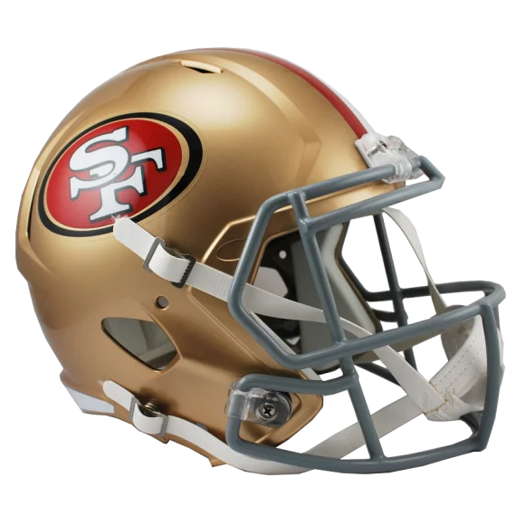 49ers de San Francisco Pleine Taille Riddell Vitesse Réplique de Casque