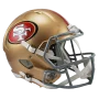 49ers de San Francisco Pleine Taille Riddell Vitesse Réplique de Casque