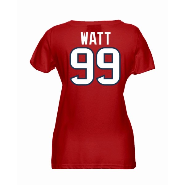 Houston Texans navn og nummer til damer T-shirt