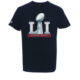 Majestueux Super Bowl 51 Logo T-Shirt
