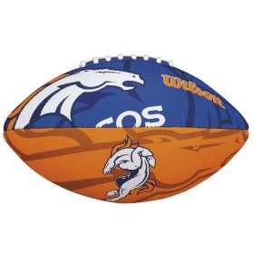 Balón de fútbol americano Denver Broncos Wilson NFL Team Logo Junior