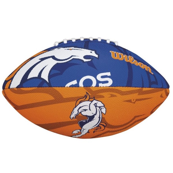 Denver Broncos Wilson NFL Team Logo Junior Fotboll