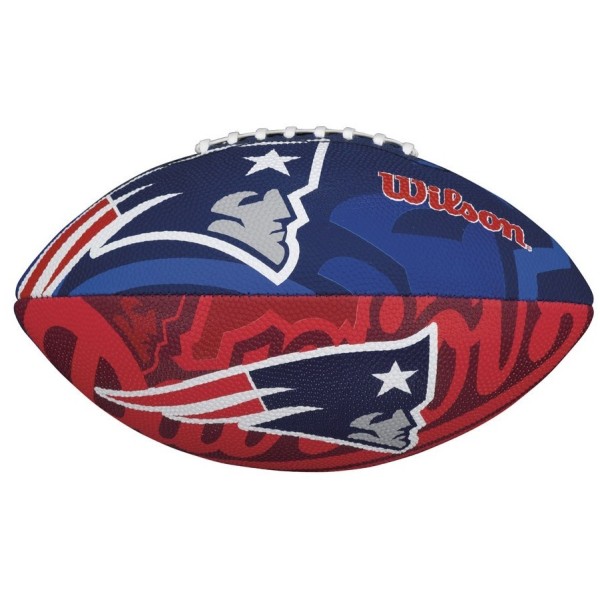 New England Patriots Wilson NFL Team Logo Junior Fotboll