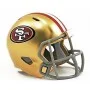 49ers de San Francisco Riddell NFL de la Poche de Vitesse Pro Casque