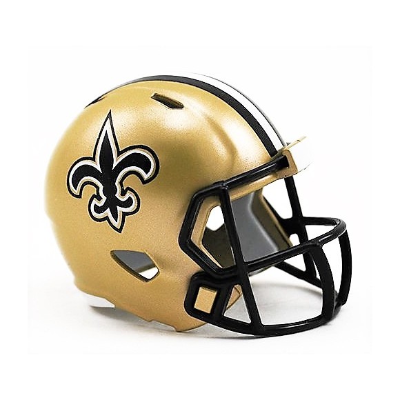 Officially Licensed NFL Plastic Snack Helmet - Saints