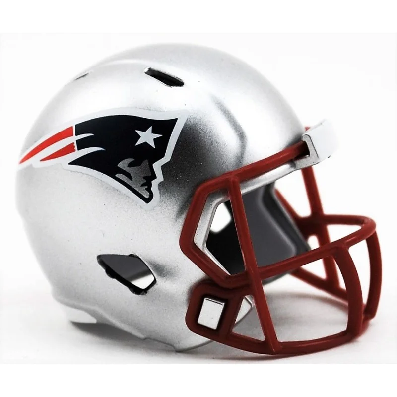 New England Patriots Riddell Speed Pocket Pro Football Helmet – Creative  Sports