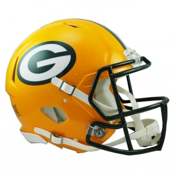 Green Bay Packers Full Size Riddell Velocità Della Replica Del Casco