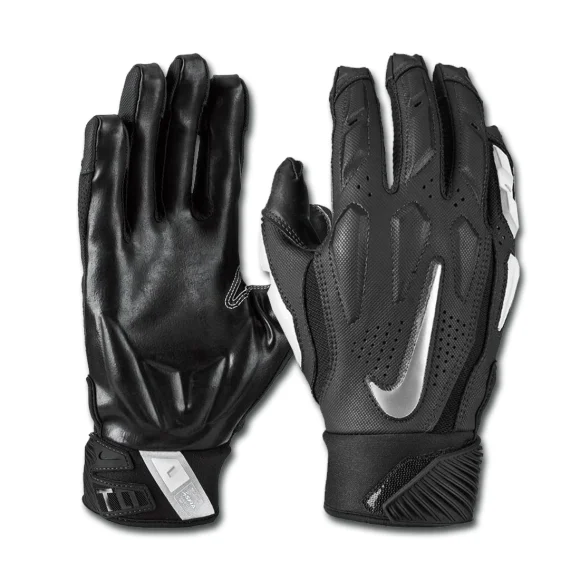 Gants Nike D-Tack 6.0 Lineman Noirs