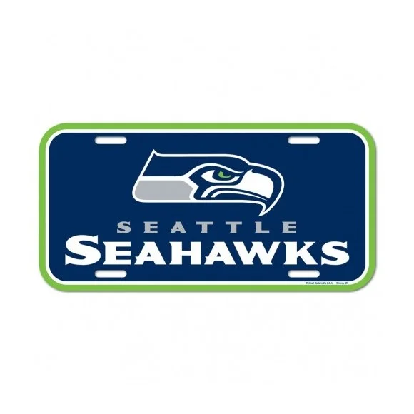 Plaque d'immatriculation des Seattle Seahawks