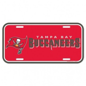 Placa de matrícula de los Tampa Bay Buccaneers