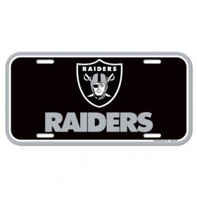 Plaque d'immatriculation des Las Vegas Raiders