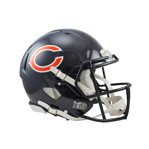 Chicago Bears full storlek Riddell Revolution Speed Authentic hjälm