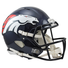 Denver Broncos Full-Size Riddell Revolution Speed Authentic Helmet