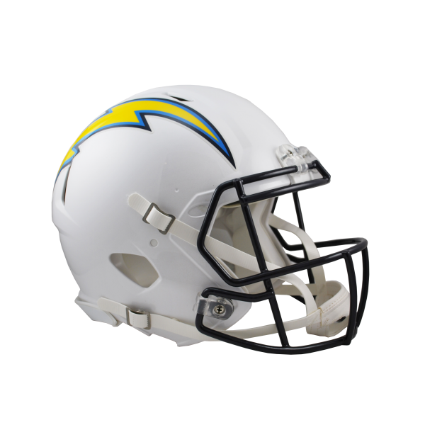 Los Angeles Chargers Full-Size Riddell Revolution Geschwindigkeit authentische Helm