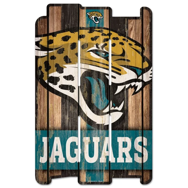 Jacksonville Jaguars Wood Sign 