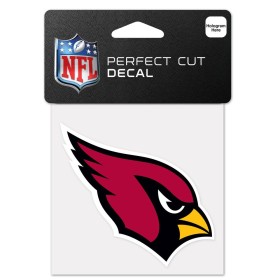Calcomanía con el logo de los Arizona Cardinals de 4" x 4".