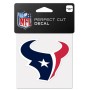 Houston Texans 4" x 4" logotypdekal