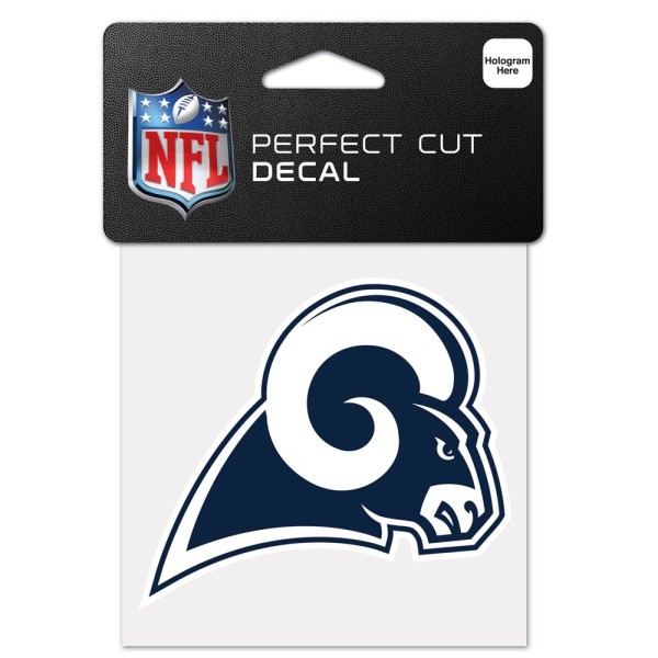 Los Angeles Rams 4 "x 4" Logo Decalcomania
