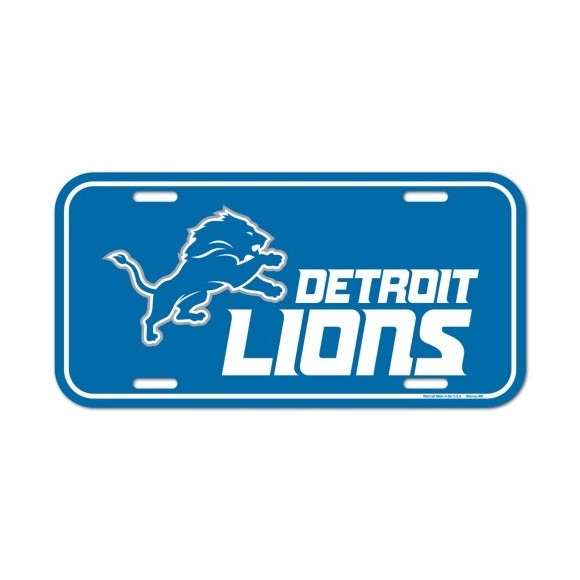 Detroit Lions Distressed 24 x 24 Round Wall Art