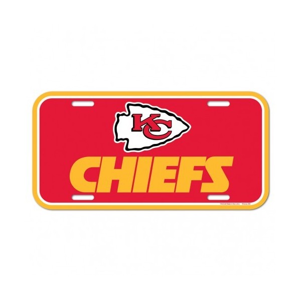 Kansas City Chiefs nummerplade