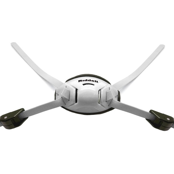Riddell Speedflex Cam Loc hard Cup Kinnriemen Wei