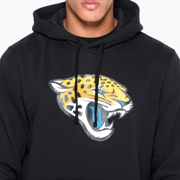 Felpa con cappuccio Jacksonville Jaguars New Era Team Logo