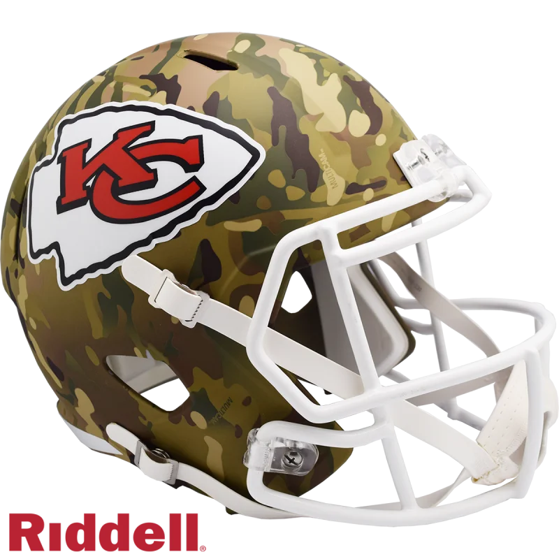 Riddell NFL Kansas City Chiefs Full Size Speed Replica Football Helmet