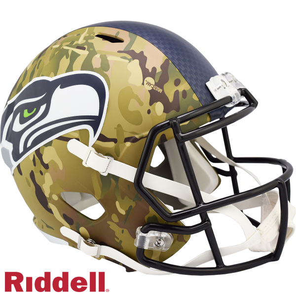 Casco Speed Replica Seattle Seahawks Camo Alternate Full Size