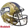 Seattle Seahawks Camo Alternate fuld størrelse replika Speed hjelm