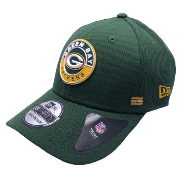 Green Bay Packers Hat Reebok Fitted Small Medium Cap NFL Onfield Football  Green