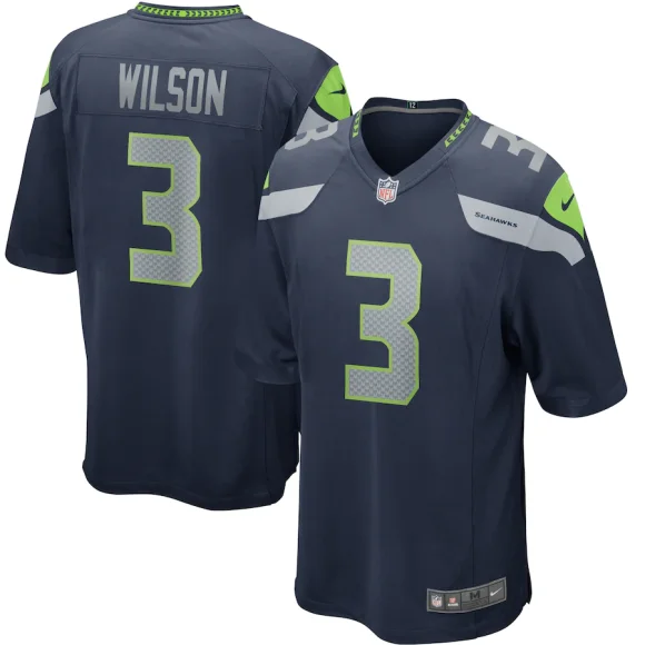 Russell Wilson Seattle Seahawks Autographed Fanatics Authentic White Nike Limited  Jersey with SB 48 Champs and John 3:30 Inscriptions