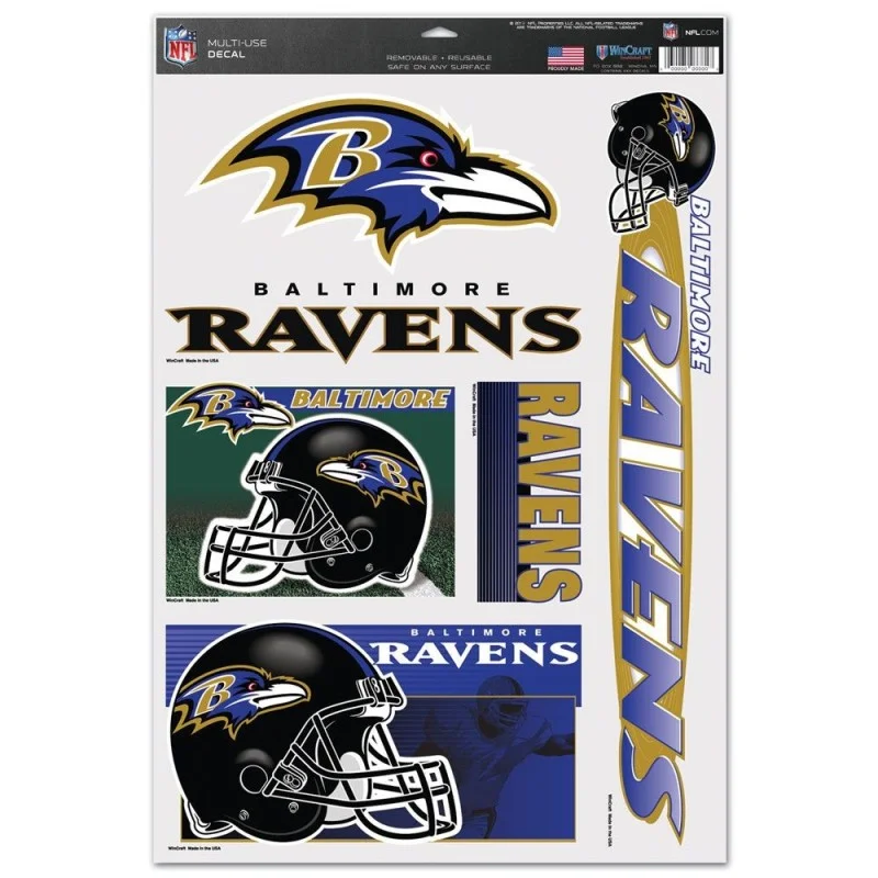 BALTIMORE RAVENS HELMET Vinyl Decal / Sticker ** 5 Sizes **