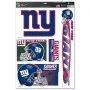 Autocollants multi-usages New York Giants, lot de 5