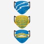 Los Angeles Chargers Face Cover 3pk