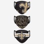 New Orleans Saints ansiktsskydd 3pk