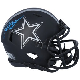 TONY ROMO COWBOYS AUTOGRAPHED CHROME SPEED REPLICA HELMET SIGNED