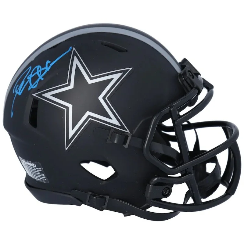 Deion Sanders Dallas Cowboys Autographed Riddell Speed Mini Helmet