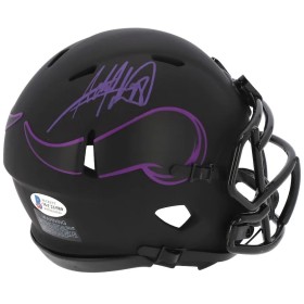 Adrian Peterson Minnesota Vikings Autographed Riddell Eclipse Alternate Speed Mini Hjelm
