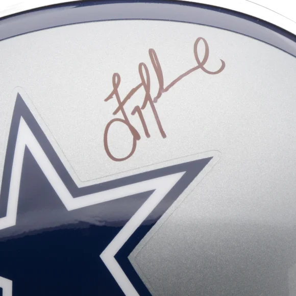 Dallas Cowboys Troy Aikman Autographed Riddell Eclipse Mini