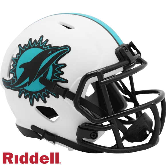 Miami Dolphins Lunar Eclipse Mini Speed Replica Helmet