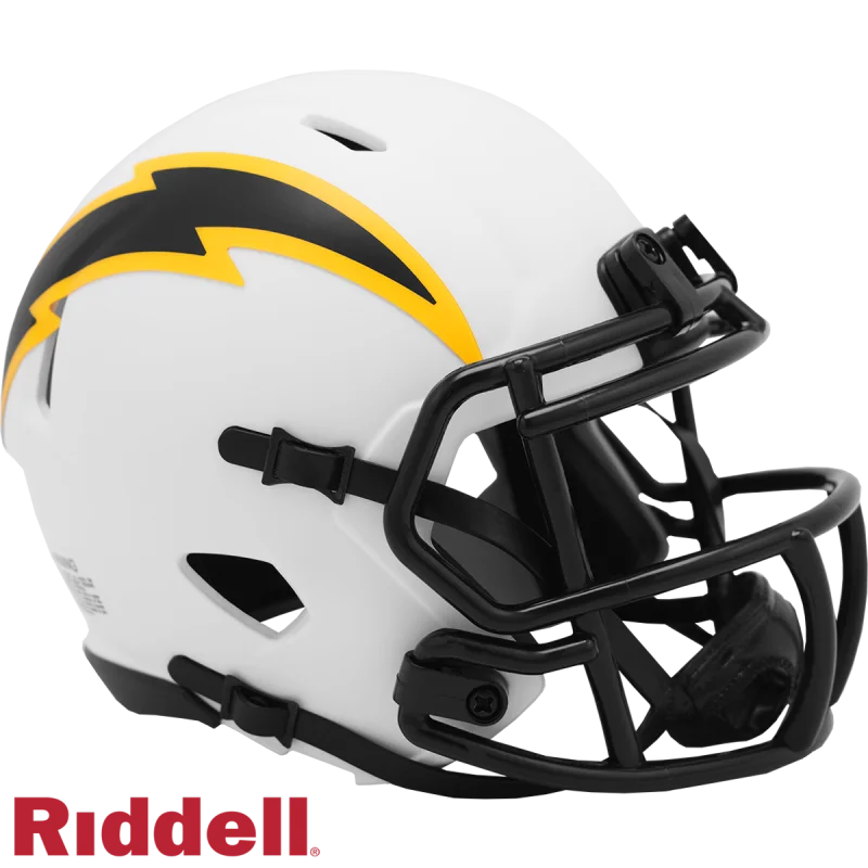 Los Angeles Chargers Riddell LUNAR Alternate Revolution Speed Authentic  Football Helmet