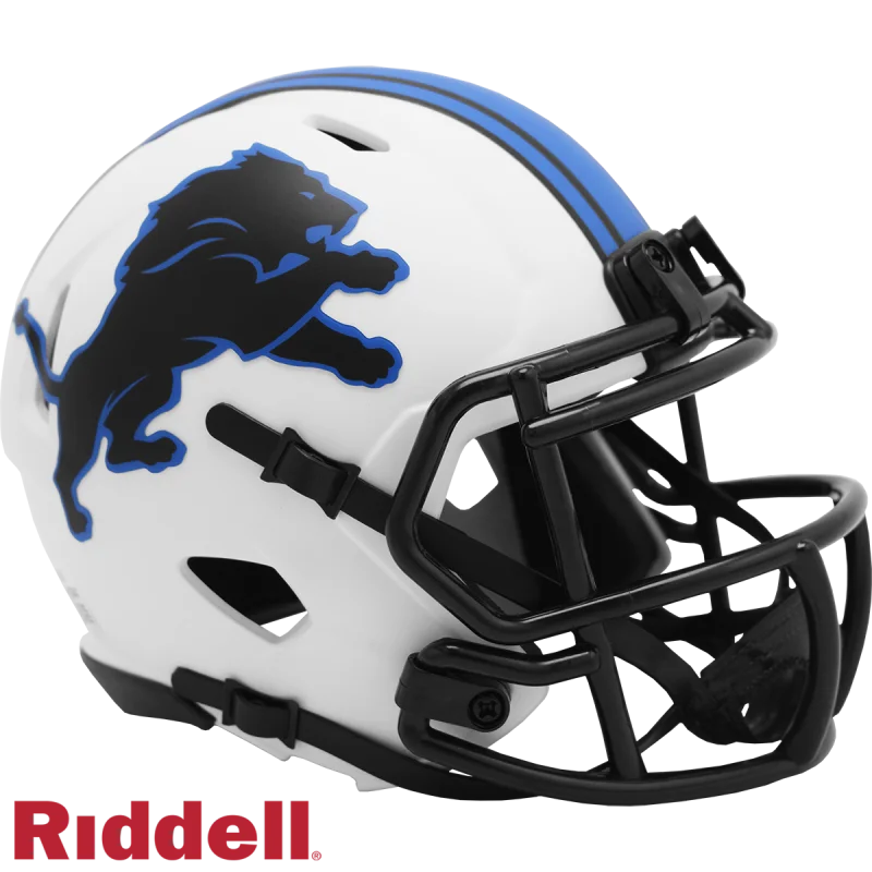 Detroit Lions Riddell Flash Speed Mini Helmet - Detroit City Sports