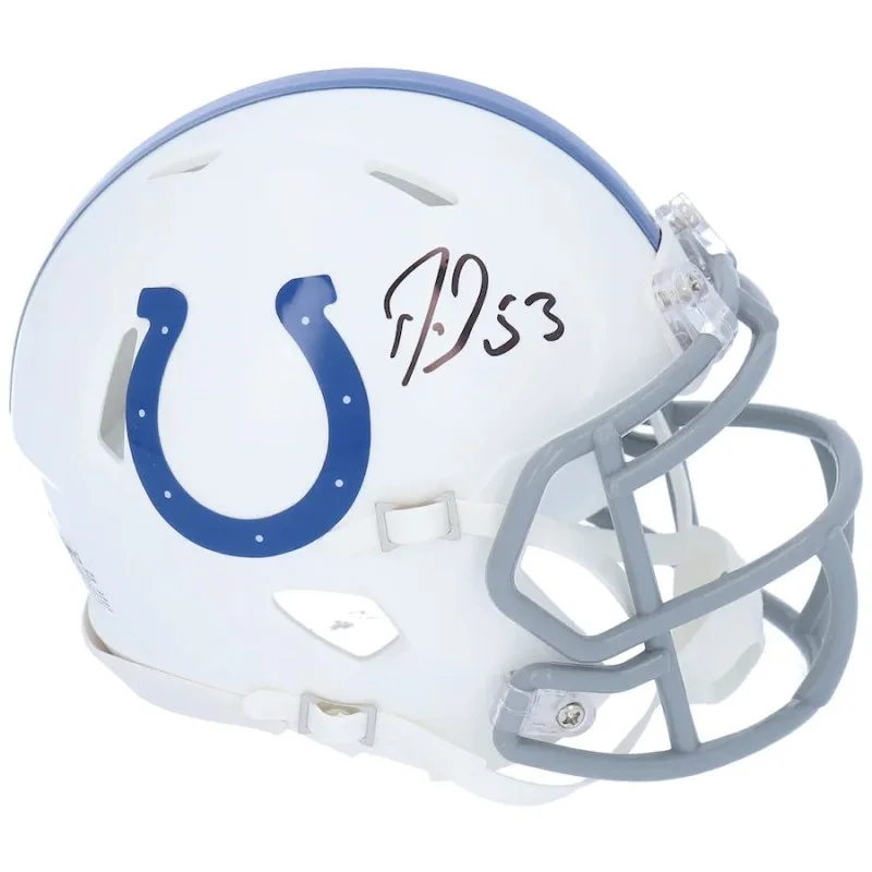 NFL Indianapolis Colts Riddell White Speed Mini Football