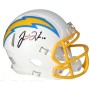 Casco Riddell Speed Mini autografato da Justin Herbert Las Angeles Chargers
