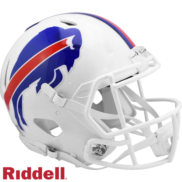 Buffalo Bills (2021) Casco autentico Riddell Revolution Speed a grandezza naturale