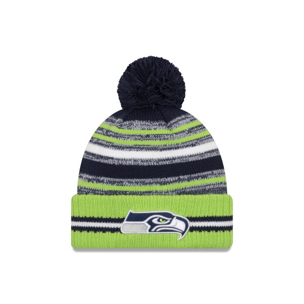 Maglia sportiva Seattle Seahawks New Era NFL Sideline 2021 On Field